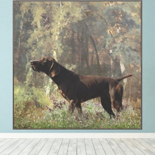 German Shorthaired Pointers  Canvas Print