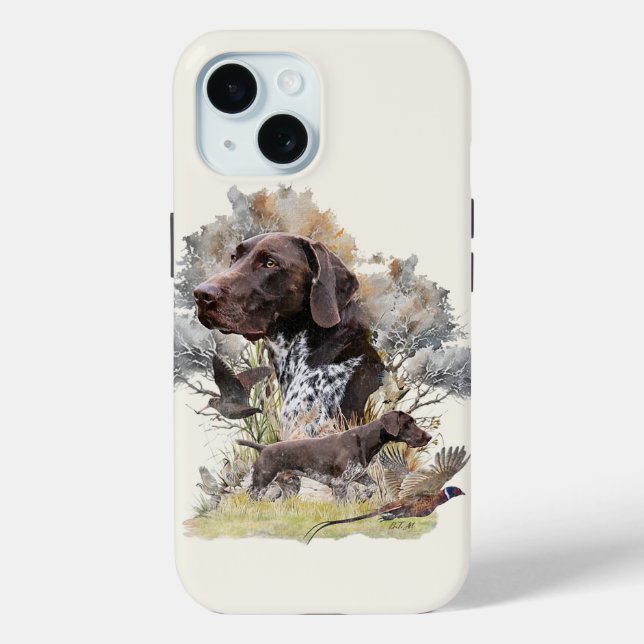 German Shorthaired Pointers  Case-Mate iPhone Case (Back)