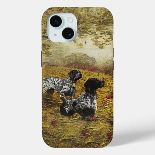 German Shorthaired Pointers  iPhone 15 Case