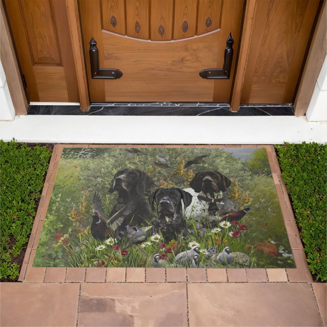 German Shorthaired Pointers  Doormat (Outdoor)
