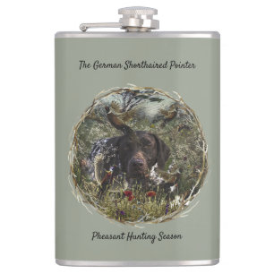 German Shorthaired Pointers Flask