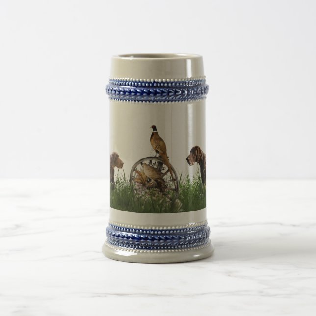 German Shorthaired Pointers (GSP)      Beer Stein (Center)