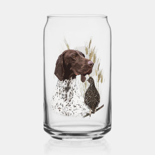 German Shorthaired Pointers (GSP) Can Glass