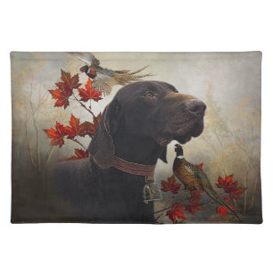 German Shorthaired Pointers (GSP)     Cloth Placemat
