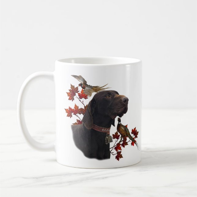 German Shorthaired Pointers (GSP)     Coffee Mug (Left)