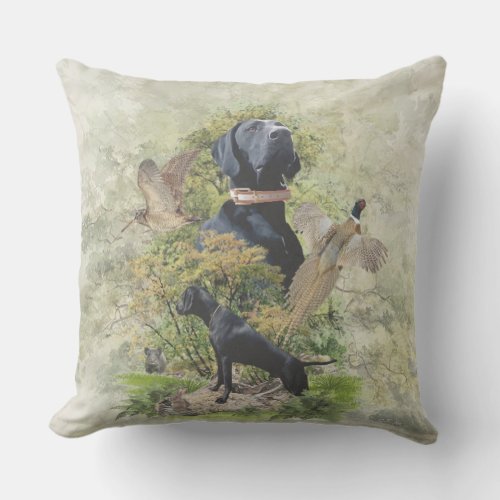 German Shorthaired Pointers GSP       Outdoor Pillow