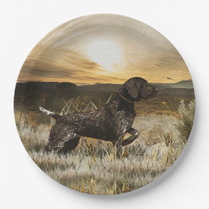 German Shorthaired Pointers (GSP) Paper Plates