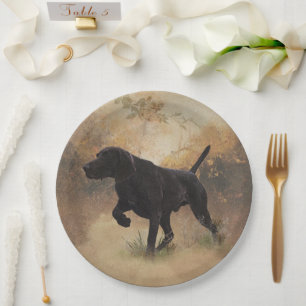 German Shorthaired Pointers (GSP) Paper Plates