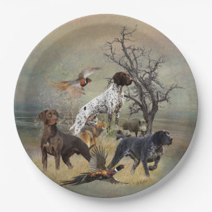 German Shorthaired Pointers (GSP)       Paper Plates