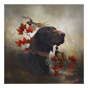 German Shorthaired Pointers (GSP) Photo Print