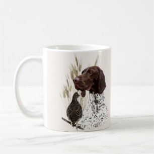 German Shorthaired Pointers (GSP) Postcard Coffee Mug