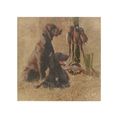 German Shorthaired Pointers GSP Poster Acrylic P