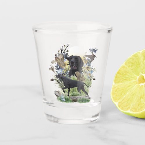 German Shorthaired Pointers GSP    Shot Glass