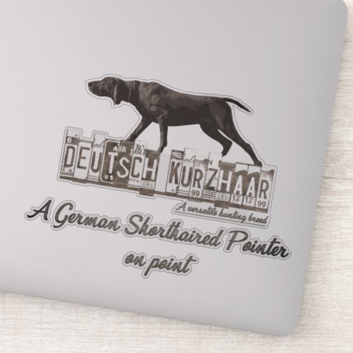 German Shorthaired Pointers GSP   Sticker