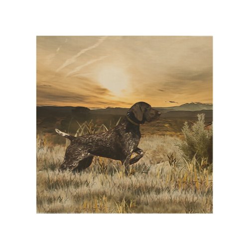 German Shorthaired Pointers GSP Wood Wall Art