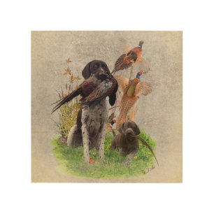 German Shorthaired Pointers (GSP) Wooden Box Sign