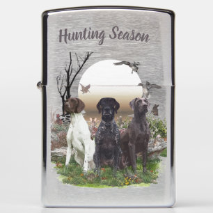 German Shorthaired Pointers (GSP) Zippo Lighter