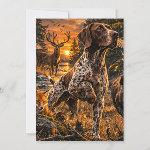 German Shorthaired Pointers  Invitation