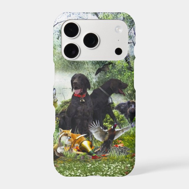 German Shorthaired Pointers Iphone Case (Back)