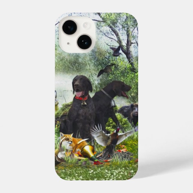 German Shorthaired Pointers iPhone Case (Back)