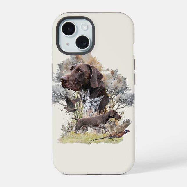 German Shorthaired Pointers  Iphone Case (Back)