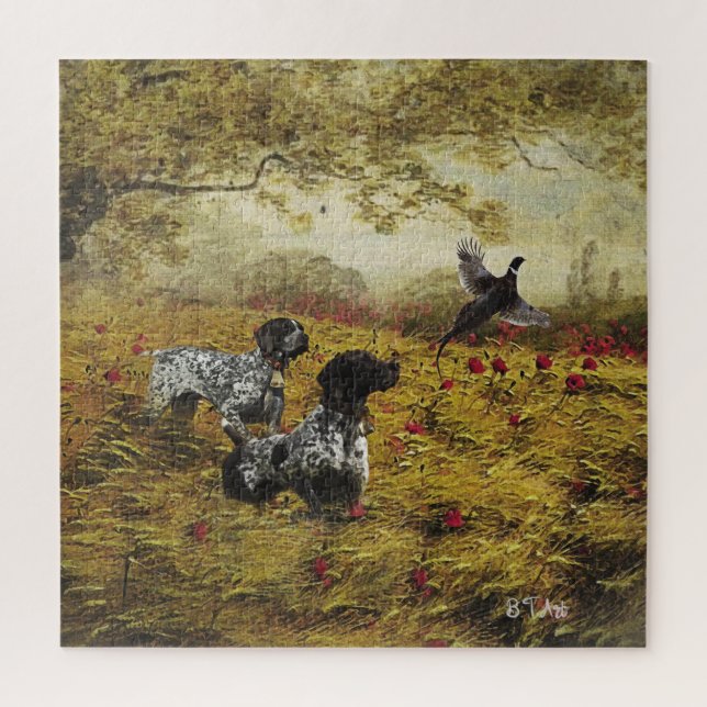 German Shorthaired Pointers  Jigsaw Puzzle (Vertical)