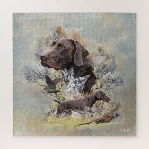 German Shorthaired Pointers Jigsaw Puzzle