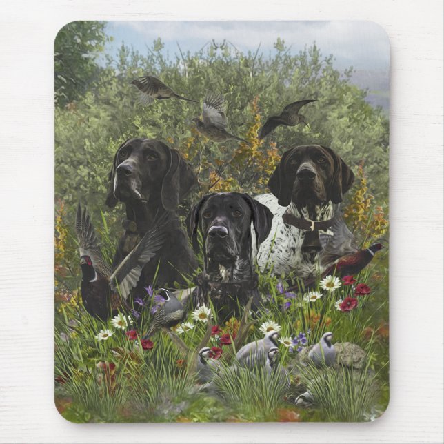 German Shorthaired Pointers   Mouse Pad (Front)