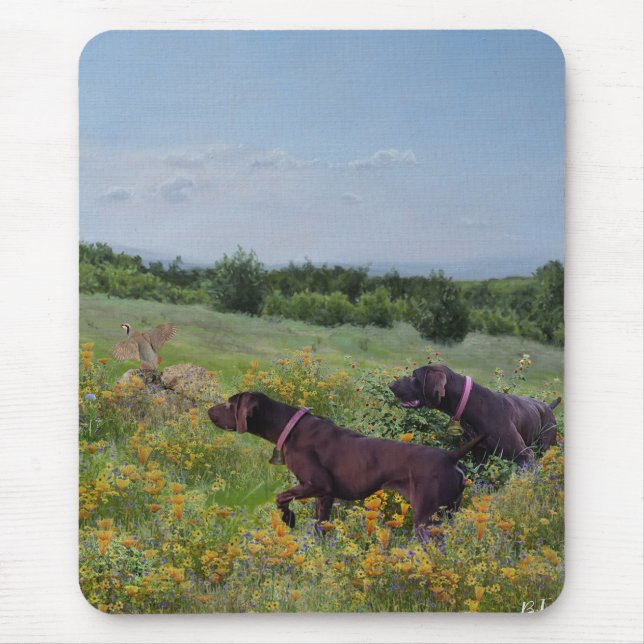 German Shorthaired Pointers    Mouse Pad (Front)
