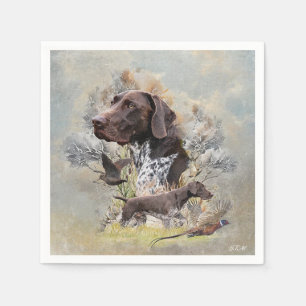 German Shorthaired Pointers Napkins