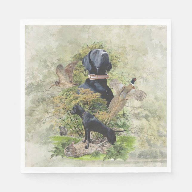 German Shorthaired Pointers  Napkins (Front)