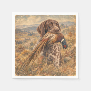 German Shorthaired Pointers Napkins