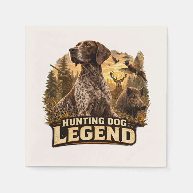 German Shorthaired Pointers  Napkins (Front)