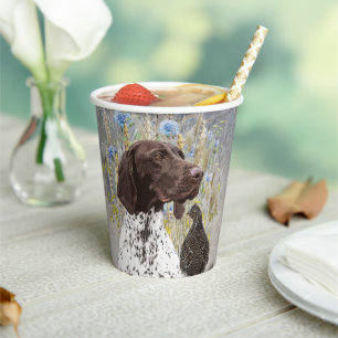 German Shorthaired Pointers Paper Cups