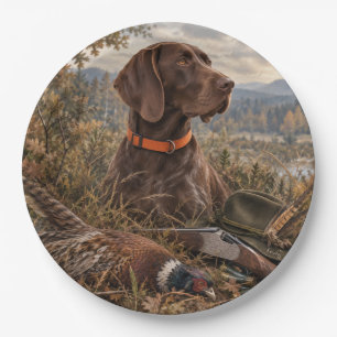 German Shorthaired Pointers Paper Plates
