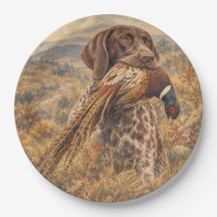 German Shorthaired Pointers Paper Plates