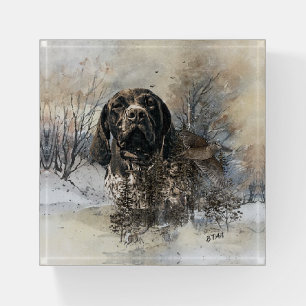 German Shorthaired Pointers  Paperweight