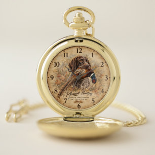 German Shorthaired Pointers Pocket Watch