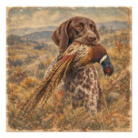 German Shorthaired Pointers  Poster