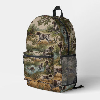 German Shorthaired Pointers Printed Backpack
