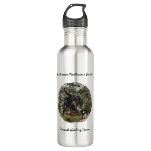 German Shorthaired Pointers Stainless Steel Water Bottle
