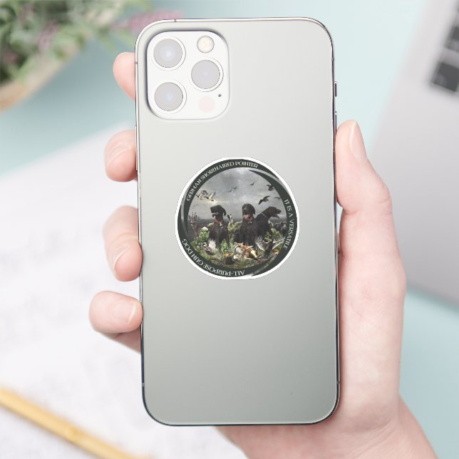 German Shorthaired Pointers Sticker (Phone)