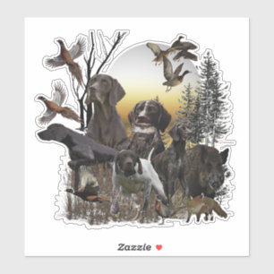German Shorthaired Pointers Sticker