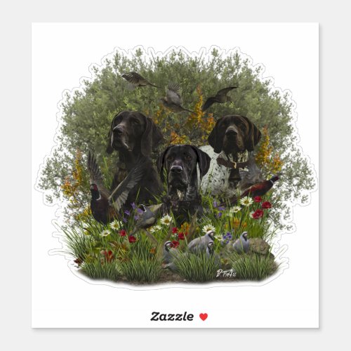 German Shorthaired Pointers   Sticker