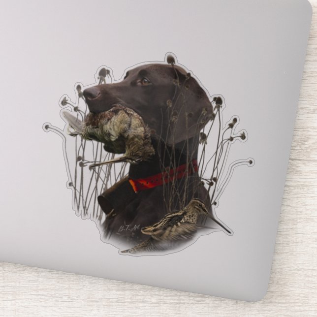 German Shorthaired Pointers Sticker (Detail)