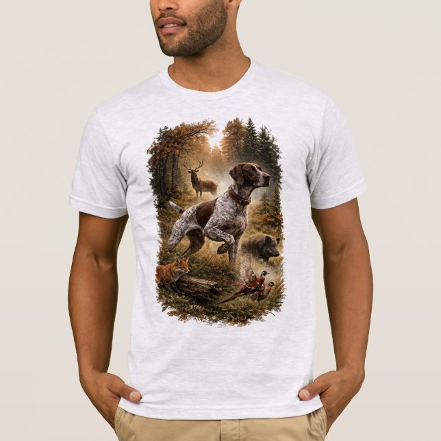 German Shorthaired Pointers  T-Shirt (Front)