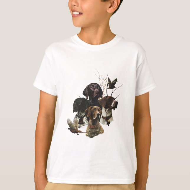 German Shorthaired Pointers  T-Shirt (Front)