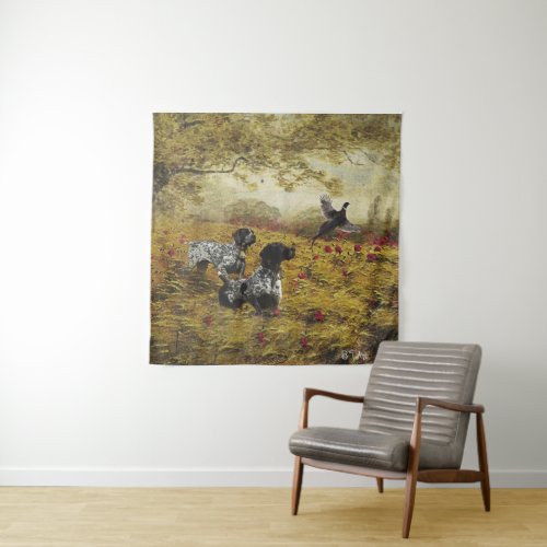 German Shorthaired Pointers Tapestry