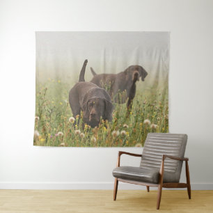 German Shorthaired Pointers Tapestry