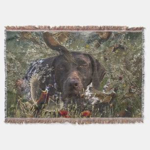 German Shorthaired Pointers Throw Blanket